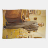 James Earl Carter schilderde een Amerikaans Presid Theedoek (Horizontaal)