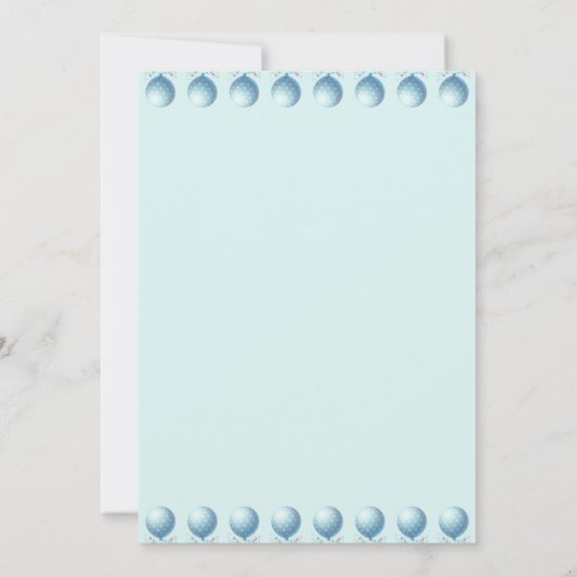 James' Eerste Verjaardag Kaart (Achterkant)