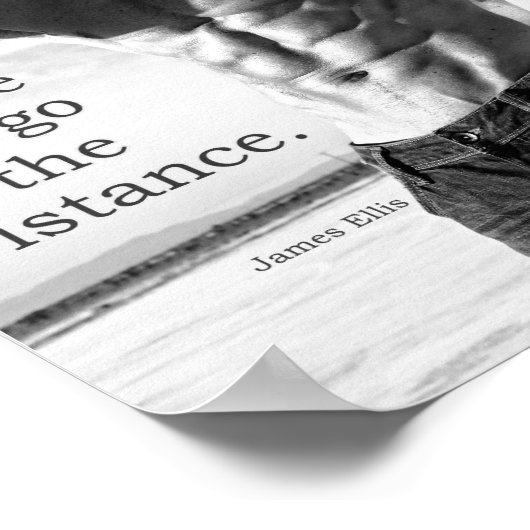 James Ellis - ga het Poster van de Afstand (Hoek)