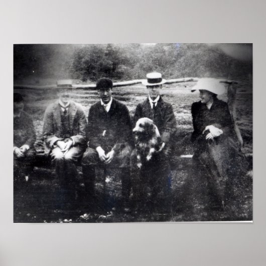 James en Lytton Strachey met Thoby, Adrian Poster (Voorkant)
