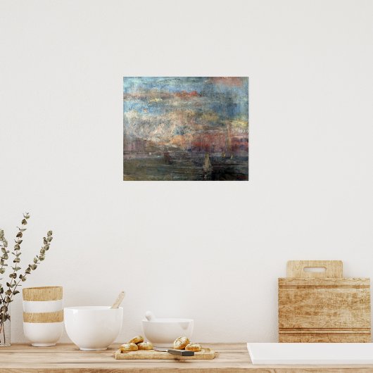 James Ensor After the Storm Poster (Keuken)