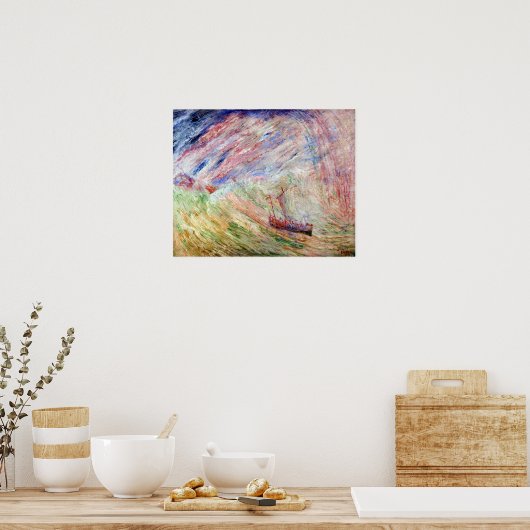 James Ensor Christus Calming the Water Poster (Keuken)