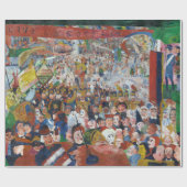 James Ensor Christus's binnenkomst in Brussel in 1 Cadeaupapier (Vlak)