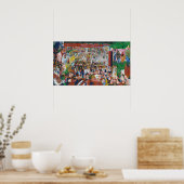 James Ensor Christus's binnenkomst in Brussel in 1 Poster (Keuken)