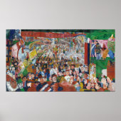 James Ensor Christus's binnenkomst in Brussel in 1 Poster (Voorkant)