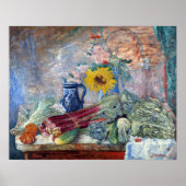 James Ensor Flowers en Vegetables Poster (Voorkant)