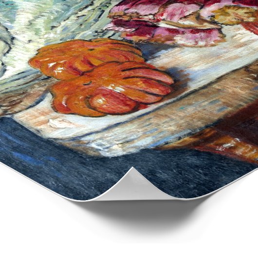 James Ensor Flowers en Vegetables Poster (Hoek)