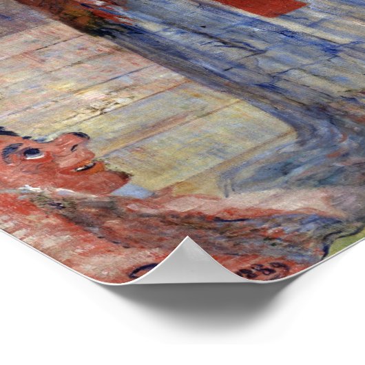 James Ensor Versterking van de Maskermuis Poster (Hoek)