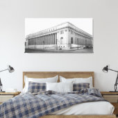  James Farley NYC Post Kantoor Foto Canvas Afdruk (Insitu (Slaapkamer))