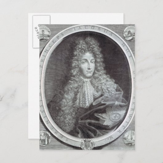 James Fitzjames Duke of Berwick Briefkaart (Voorkant / Achterkant)
