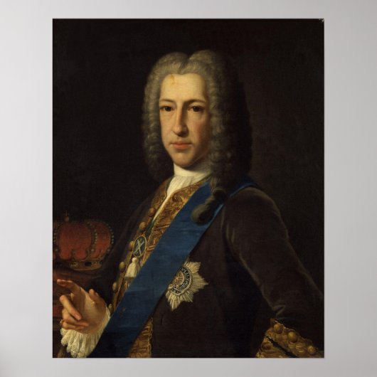 James Francis Edward Stuart door Anton Raphael Men Poster (Voorkant)