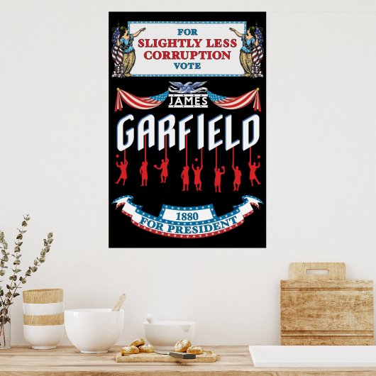 James Garfield 1880 Campaign Poster (Keuken)