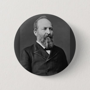 James Garfield 20 Ronde Button 5,7 Cm