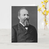 James Garfield 20ste President Kaart (Gele Bloem)