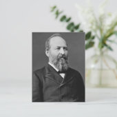 James Garfield 20th President Briefkaart (Staand voorkant)