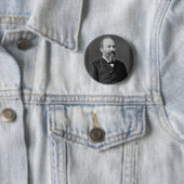 James Garfield 20th President Ronde Button 5,7 Cm (In situ)