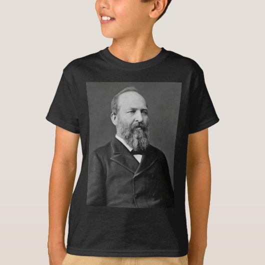 James Garfield 20th President T-shirt (Voorkant)