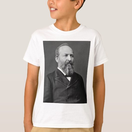 James Garfield 20th President T-shirt (Voorkant)