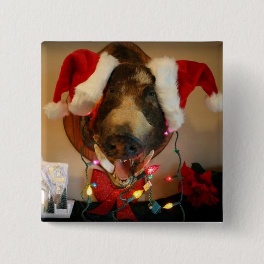 James Garfield-knop Vierkante Button 5,1 Cm (Voorkant)