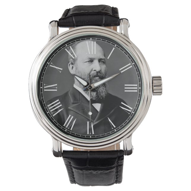 James garfield President  horloge (Voorkant)