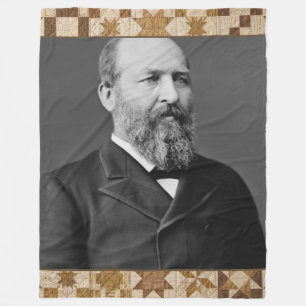 James Garfield Presidentiële Quilt Dekbed Fleece Deken