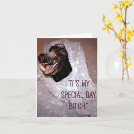 James Garfield Wedding Kaart (Gele Bloem)