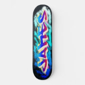 JAMES Gepersonaliseerd Graffiti Skateboard (Voorkant)