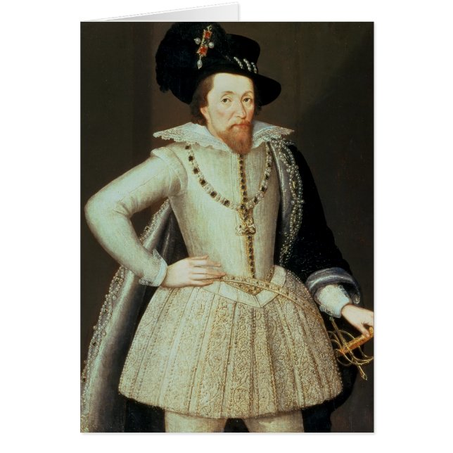 James I, halve lengte portret (Voorkant)
