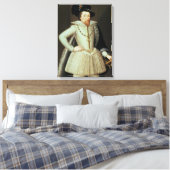 James I, halve lengte portret Canvas Afdruk (Insitu (Slaapkamer))