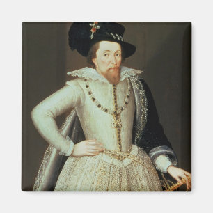 James I, halve lengte portret Magneet