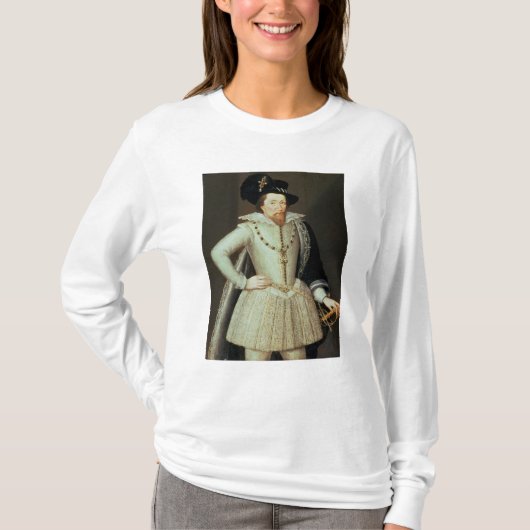 James I, halve lengte portret T-shirt (Voorkant)