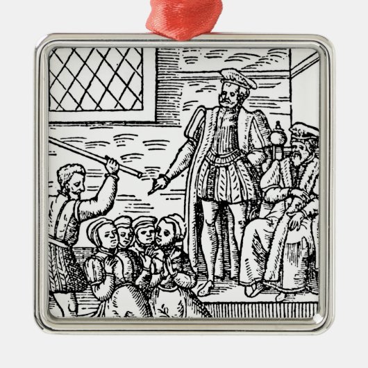 James I of England and VI of Scotland Metalen Ornament (Voorkant)