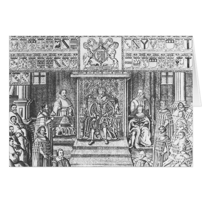 James I of England bij Court (Voorkant Horizontaal)