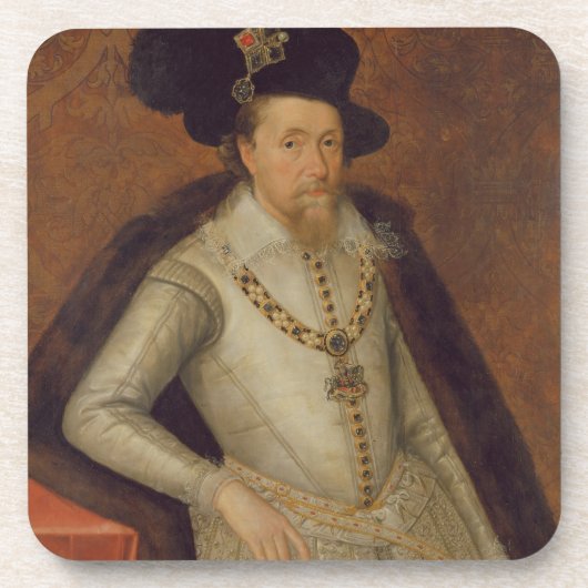 James I of England en VI of Scotland Onderzetter (Voorkant)
