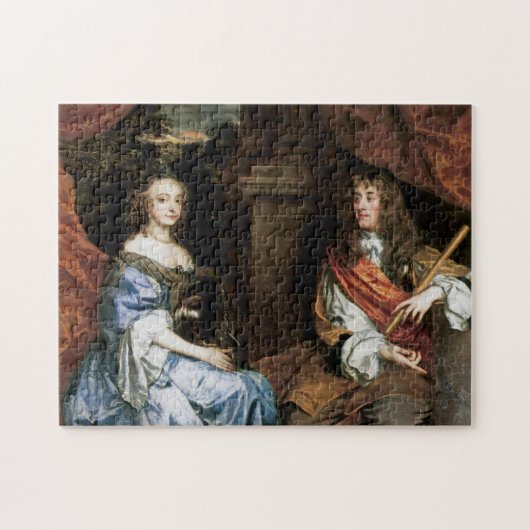 James II en Anne Hyde door Sir Peter Lely Legpuzzel (Horizontaal)