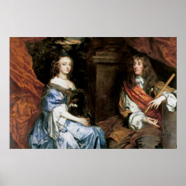 James II en Anne Hyde door Sir Peter Lely Poster