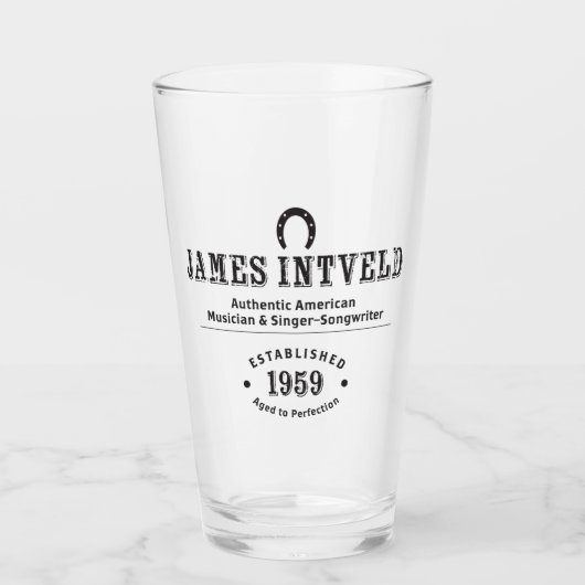 James Intveld Est 1959 Glas (Voorkant)