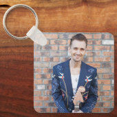 James Intveld Foto 2 met handtekening Sleutelhanger (Voorkant)