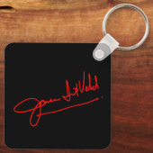 James Intveld Foto met handtekening Sleutelhanger (Achterkant)