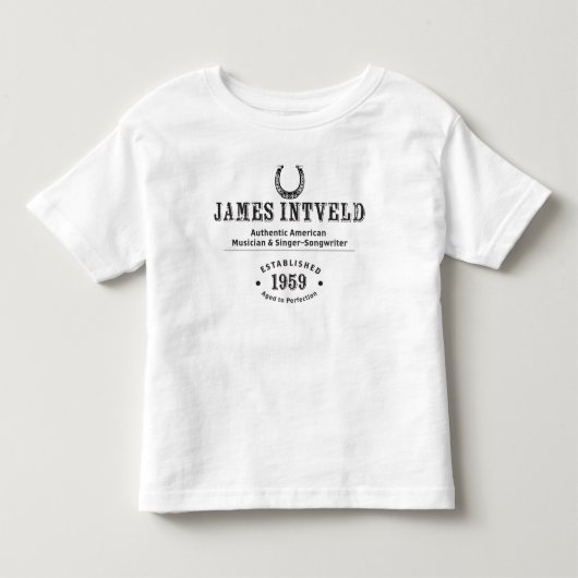James Intveld Hoefijzer Gesticht in 1959 Kinder Shirts (Voorkant)
