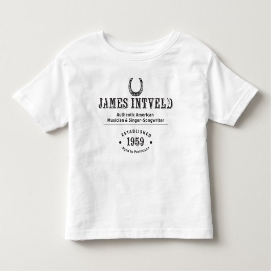 James Intveld Horseshoe Est. 1959 Kinder Shirts (Voorkant)