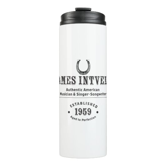 James Intveld Horseshoe Est. 1959 Thermosbeker (Voorkant)