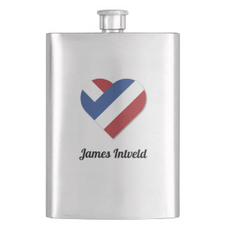 James Intveld met Nederlandse Hartenvlag Flacon