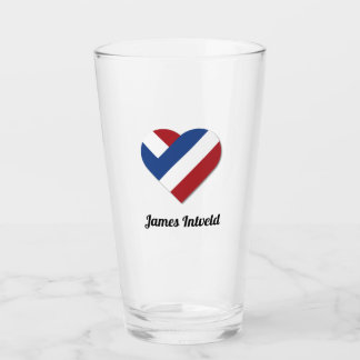 James Intveld met Nederlandse Hartenvlag Glas