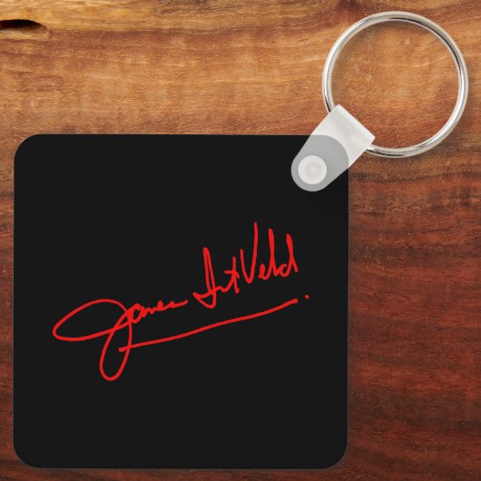 James Intveld Photo 3 with Autograph Sleutelhanger (Achterkant)