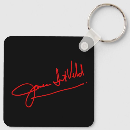 James Intveld Photo with Autograph Sleutelhanger (Achterkant)