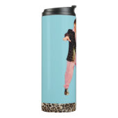 James Intveld Rockabilly Bekerglas Thermosbeker (Gedraaid links)