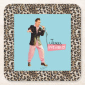 James Intveld Rockabilly Coasters Kartonnen Onderzetters (Voorkant)