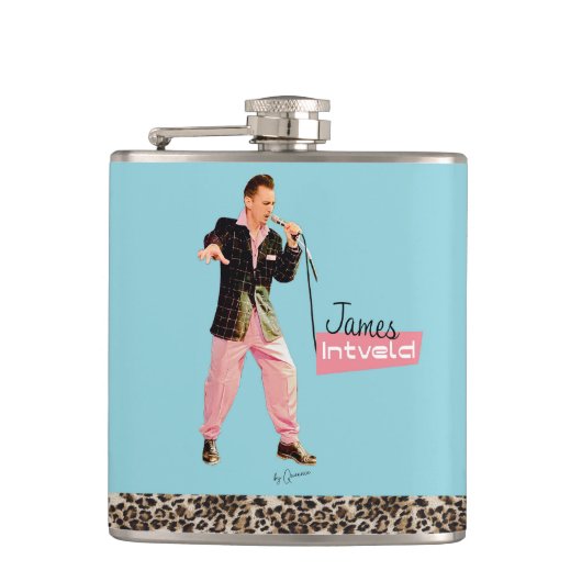 James Intveld Rockabilly-fles Heupfles (Voorkant)