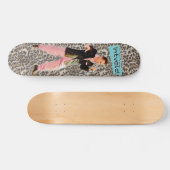 James Intveld Rockabilly Leopard Persoonlijk Skateboard (Horizontaal)